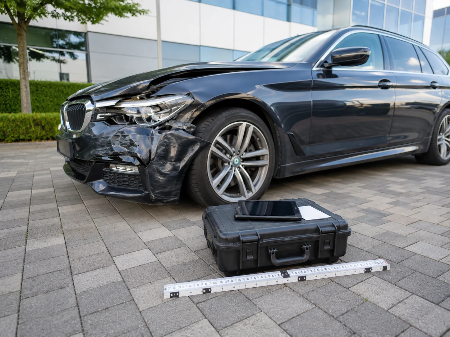 Fahrzeugschaden für ein Unfallgutachten dokumentieren